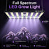 Phlizon FD9600 1000W Full-spectrum+UV/IR Daisy Chain Dimmable Cost-effective High-yield Commercial LED Grow Light 5X5ft 6ftx6ft