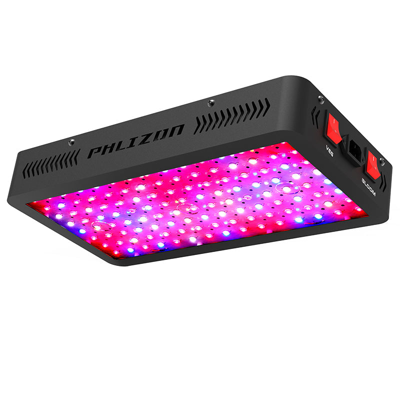 PHLIZON DS1200 Double Switch LED Grow Light with Daisy Chain Design